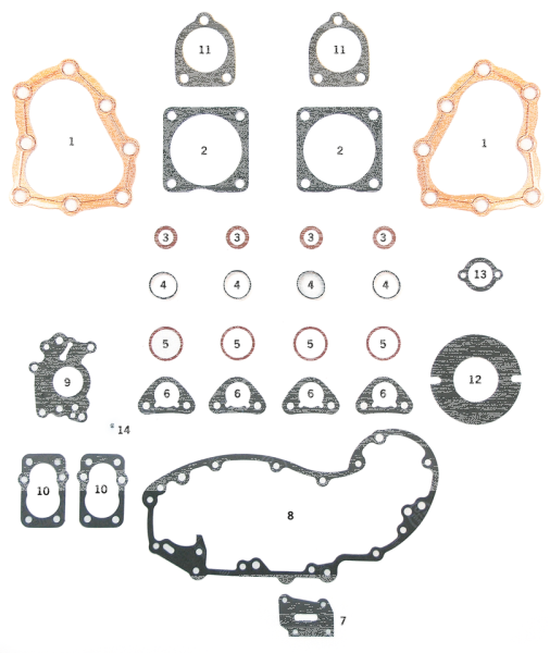 Copper Head Gaskets WL39-52 G39-73 (GB)
