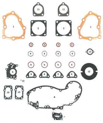 Copper Head Gaskets WL39-52 G39-73 (GB)