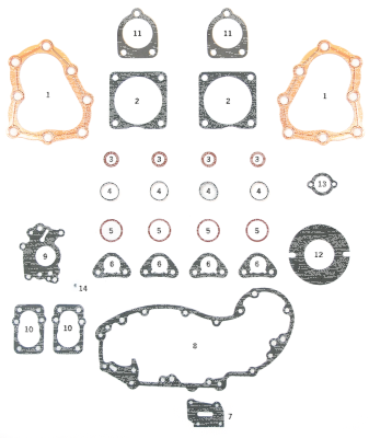 Copper Head Gaskets WL39-52 G39-73 (ES)