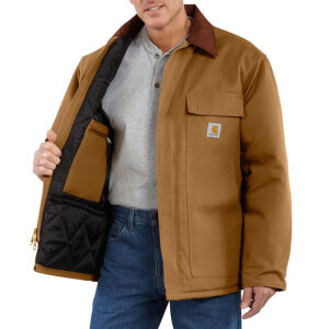 ** Carhartt Insulated Traditional Coat carhartt® brown Size 2XL