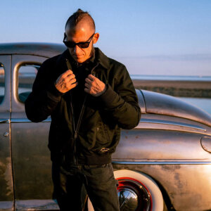 Holy Freedom Crew Bomber jacket black Size 2XL