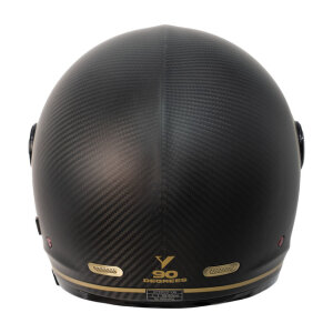 By City 90 Degrees Carbon helmet gold Size S