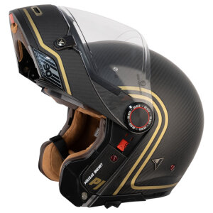 By City 90 Degrees Carbon helmet gold Size 2XL