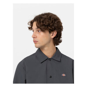 Dickies Oakport coach jacket charcoal grey Size M