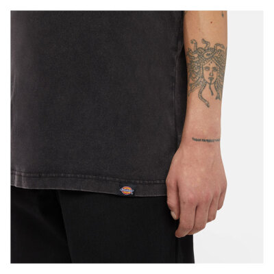 Dickies Plentywood t-shirt acid wash black Size 2XL