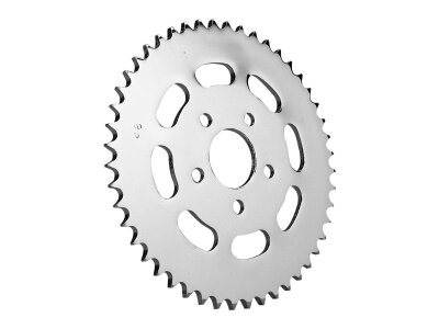 Slotted 48 Teeth Rear Sprocket Chrome