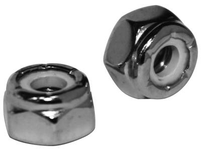 Nylon-Inserted Lock Nut Pack Chrome 5/16"-24 UNF
