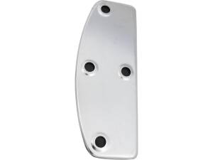 Retangular Floorboard Replacement Top Plate with Rubber Chrome