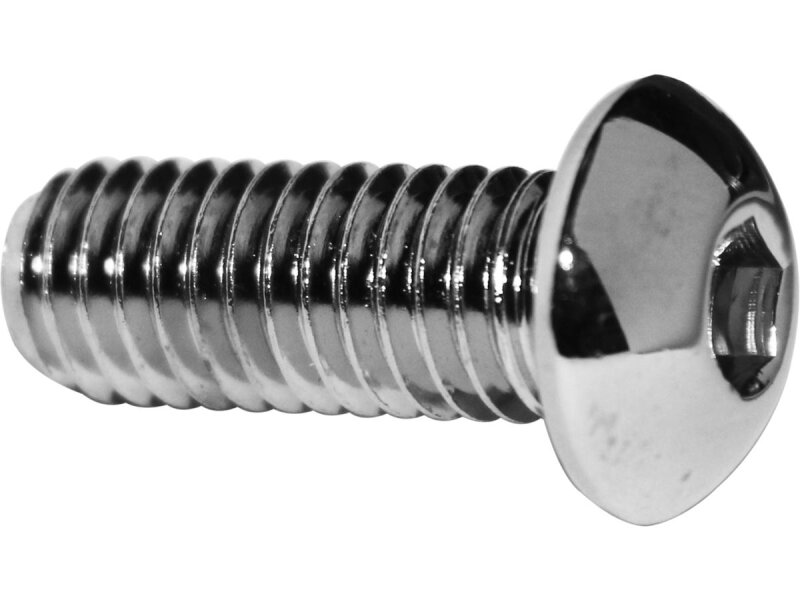 Buttonhead Allen Socket Screw Pack Chrome Grade 8 Allen head 5/16"-18 UNC 1"