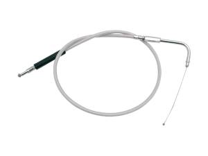 Argent Idle Cable 90 ° Stainless Steel Clear Coated Chrome Look 29,6"