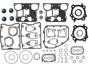 Forged Piston Kit with Top End Gasket Kit Stroke 4,000" Bore 3,875" (98,425 mm ), Flat Top -2cc 9:1 Std. 1550 ccm (95 cui)