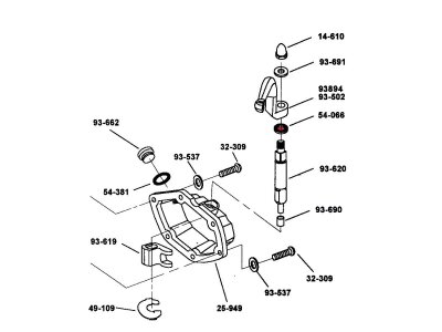 Oil Seal Clutch Lever Clutch Lever Oil Seal
