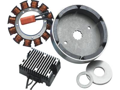 32 Amp Charging System with black regulator