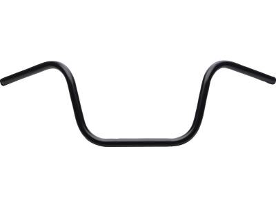 10 Ape Hanger Handlebar Non-Dimpled Black Powder Coated 1" Throttle Cables