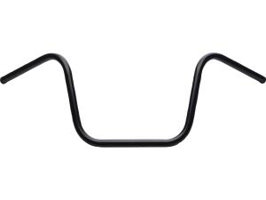 12 Ape Hanger Handlebar for Internal Wiring Non-Dimpled 3-Hole Black Powder Coated 1" Throttle Cables