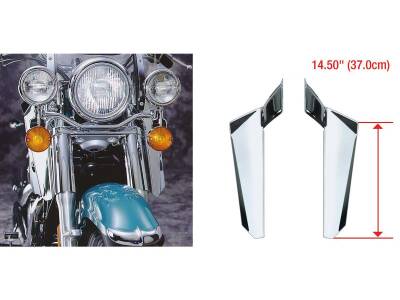Heavy Duty Chrome Lower Wind Guards