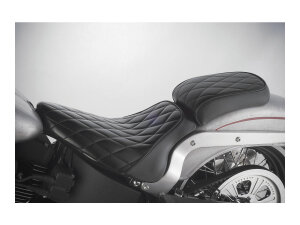 Hot Rod Series Diamond Pillion Pad Black Vinyl