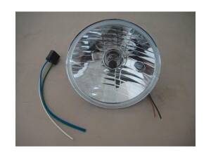 7" H4 Headlight Insert with Clear Lens and Parking...