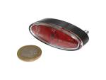 Mini Oval LED Taillight Black LED