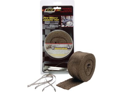 Exhaust Wrap and Tie Kit Titanium
