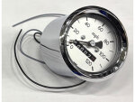 60mm Basic Speedometer Scale: 120 mph; Scale Color:...