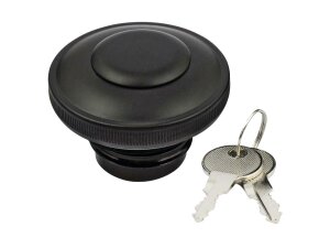 Lockable Gas Cap Set Vented and non-Vented Set Black