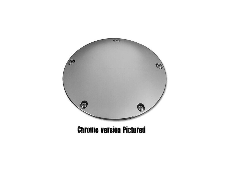 Domed 5-Hole Derby Cover for Big Twins 5-hole Black Wrinkled