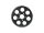 Sealed Bearing Wheel Rear Sprocket 48 Teeth, 6mm Offset Black
