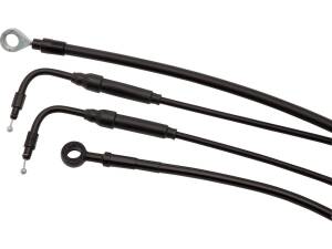 13" Bagger Bar Cable Kit Stainless Steel Clear...