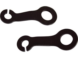 Rear Turn Signal Bracket M8 Black Powder Coated