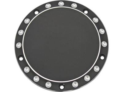 Drilled Clutch Cover 5-hole Bi-Color Anodized