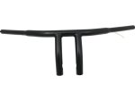 8 T-Bar Handlebar Non-Dimpled 4-Hole Black Powder Coated...