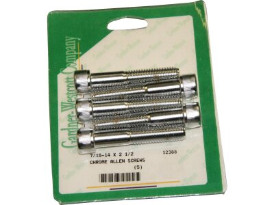 Knurled Extended Belt Sprocket Mounting Kit Chrome