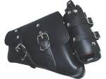 Left Side Bag with Fuel Bottle Black Left