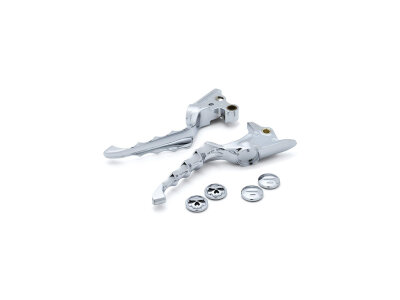 Zombie Hand Control Levers Chrome Hydraulic Clutch