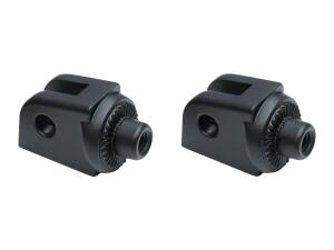 Splined Peg Adapters Black, Satin