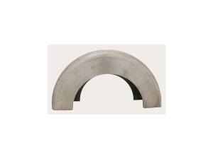 8 1/2" Roll-Your-Own Custom Blank Steel Rear Fender Smooth Side with 13 3/8" Radius