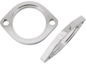 Exhaust Flange and Retaining Ring Kit Chrome