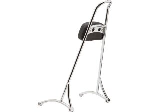 Tall Sissy Bar with Pad Chrome