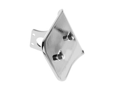Short Side Mount License Plate Bracket Polished