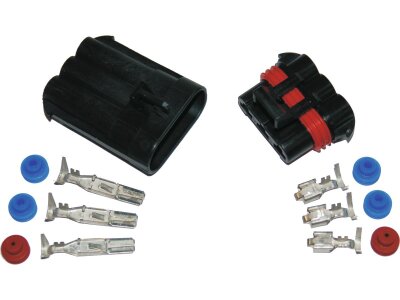 AMP Power Plug Kit Plug Kit Black