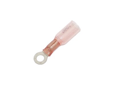 Ring Terminal 0,7-1,2 mm Heat Sealable #8 Pink