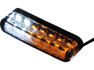 Shorty LED Turn Signal/Position Light Height(mm): 8 , Width(mm): 40 , Depth(mm): 13 , Approved for horizontal installation Smoke LED