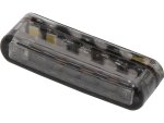 Shorty LED Turn Signal/Position Light Height(mm): 8 , Width(mm): 40 , Depth(mm): 13 , Approved for horizontal installation Smoke LED