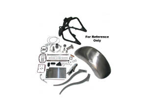 11" Raw Rear Fender Without Holes Rear Fender...