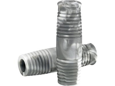 Cole Foster Grips Antique Gray Marble 7/8" Throttle By Wire Throttle Cables