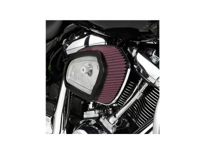 Big Sucker Air Cleaner with Factory Cover for M8 Aluminium Raw