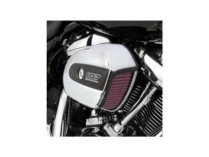 Big Sucker Air Cleaner with Factory Cover for M8 Aluminium Raw