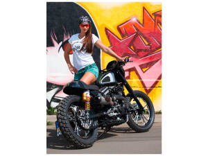 T-5 Wheel Midnight Series 23" 3,50" ABS Dual Flange Front