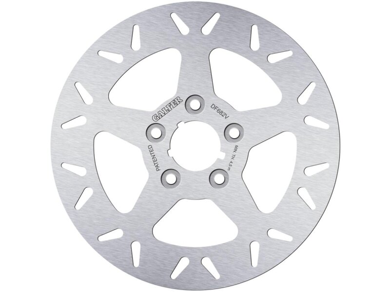 Round Disc DF V Brake Rotor 5-Hole Stainless Steel 11,5" Rear
